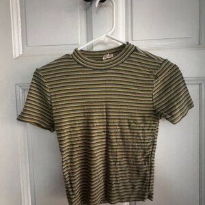 Size Small Striped Crop Top womens